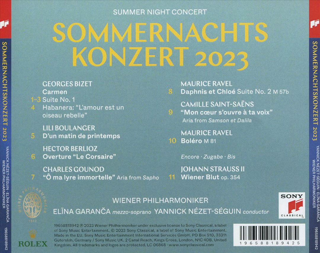 Sommernachtskonzert 2023 cover art