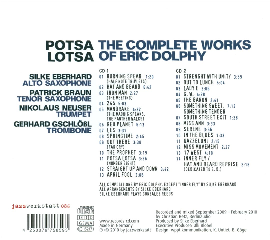Complete Works of Eric Dolphy cover art