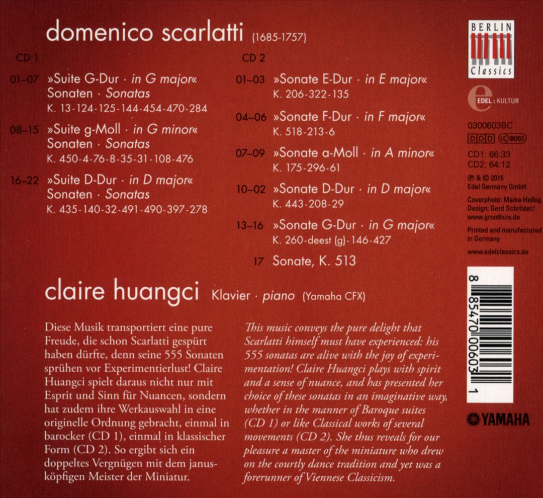 Domenico Scarlatti: Piano Sonatas cover art