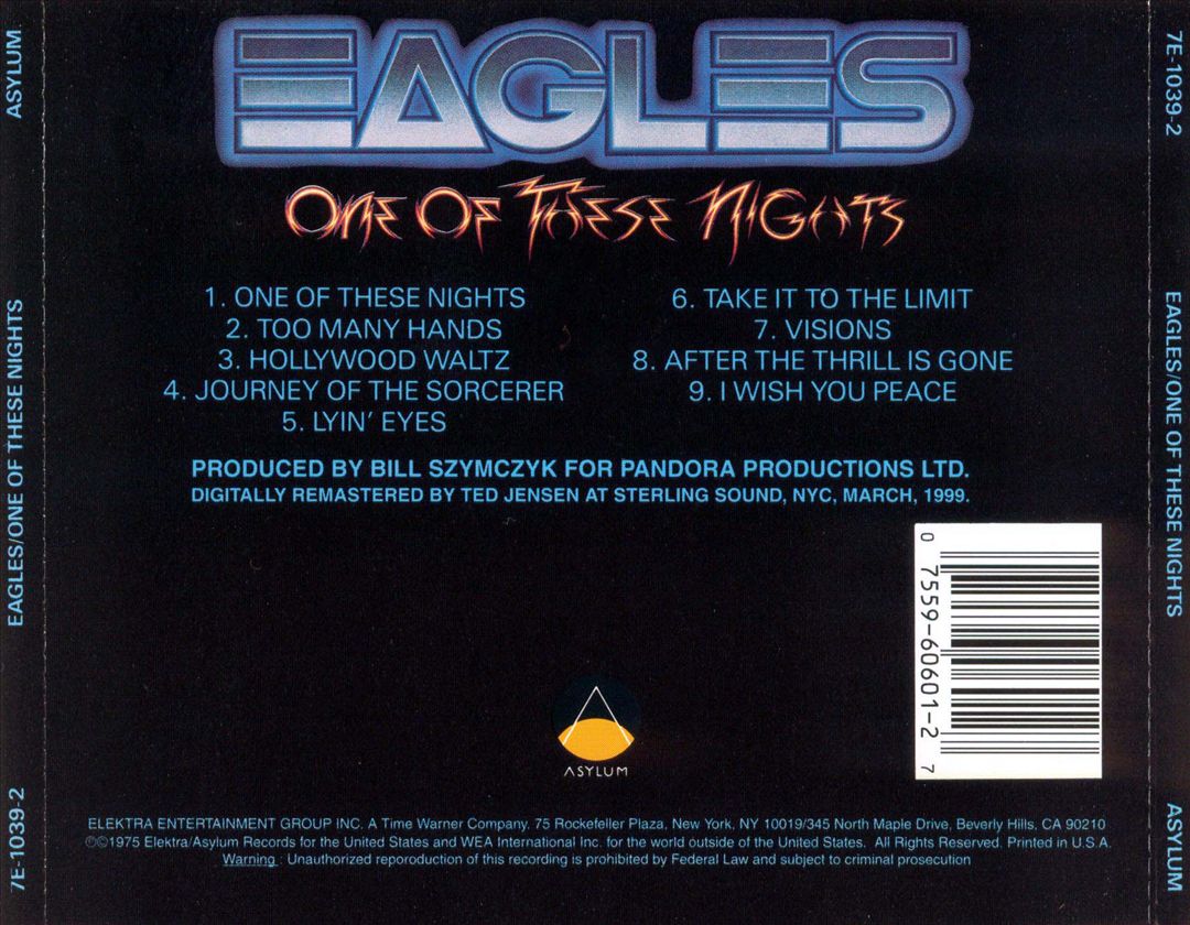 One of These Nights cover art