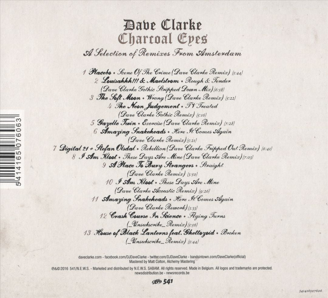 Charcoal Eyes: A Selection of Remixes From Amsterdam cover art