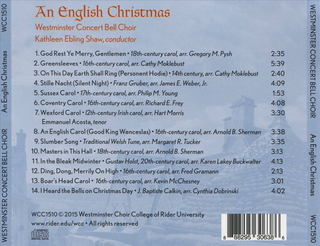 English Christmas cover art