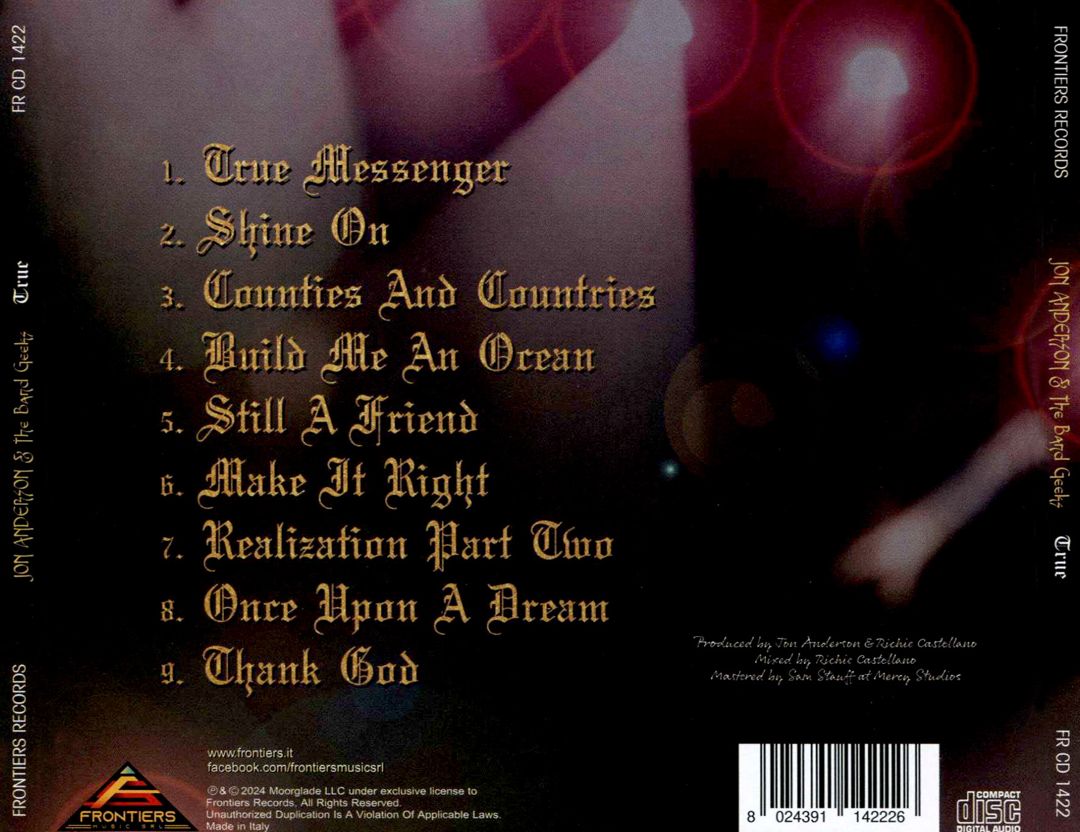 True cover art