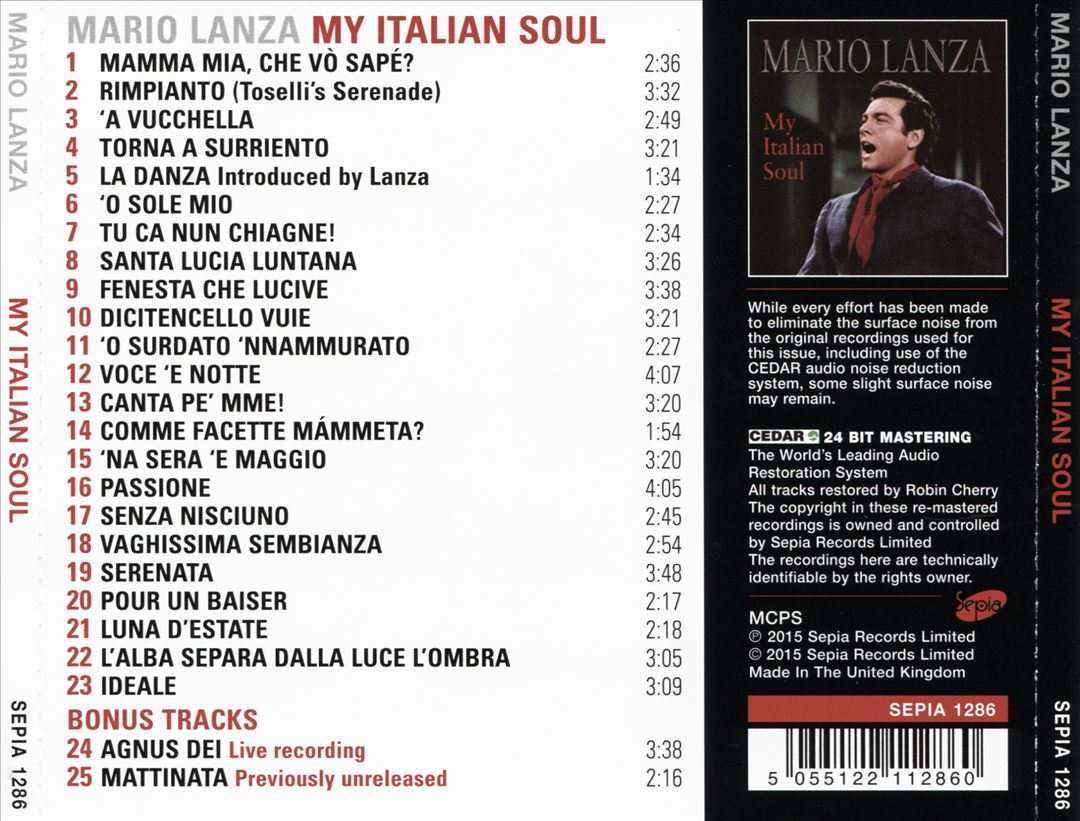 My Italian Soul cover art