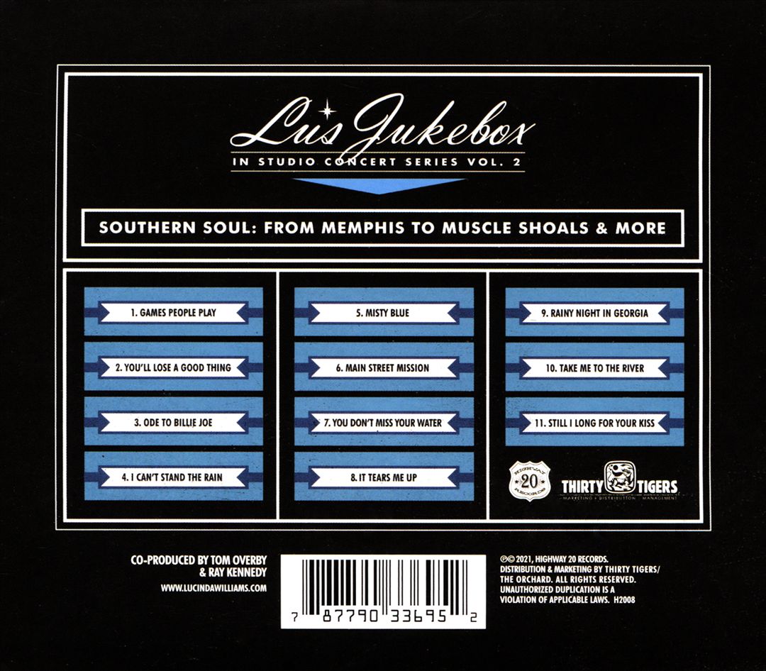 Lu's Jukebox, Vol. 2: Southern Soul – From Memphis to Muscle Shoals cover art