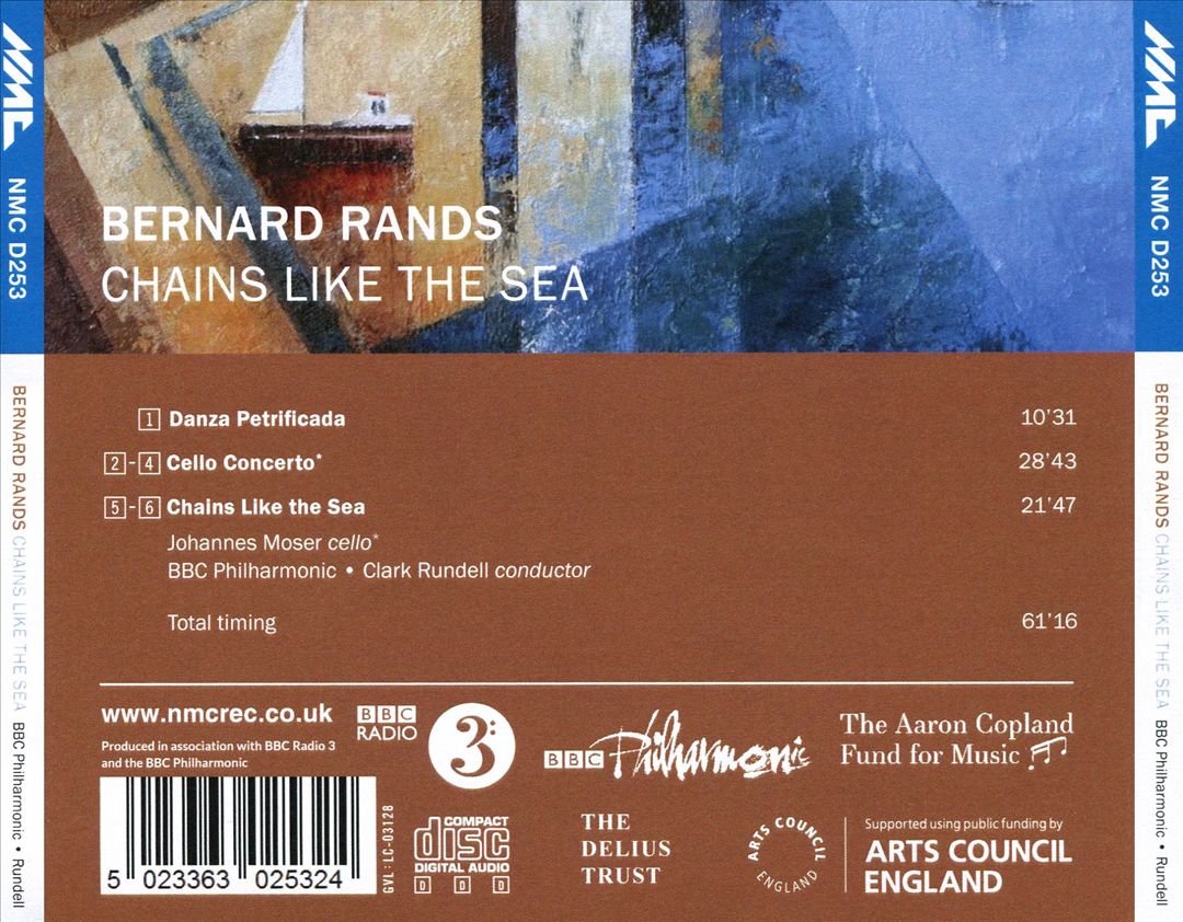 Bernard Rands: Chains Like the Sea cover art