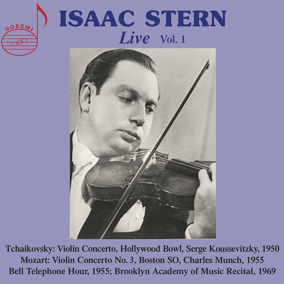 Isaac Stern Live, Vol. 1 cover art