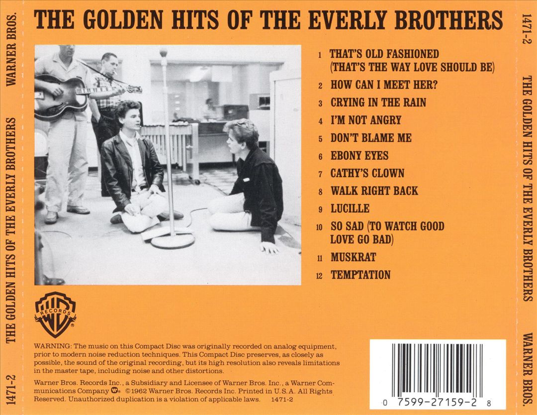 Golden Hits of the Everly Brothers cover art