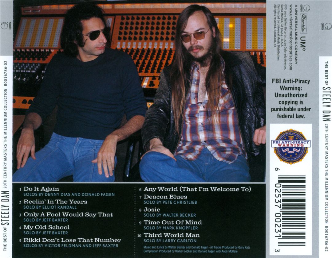 20th Century Masters: The Millennium Collection - The Best of Steely Dan cover art