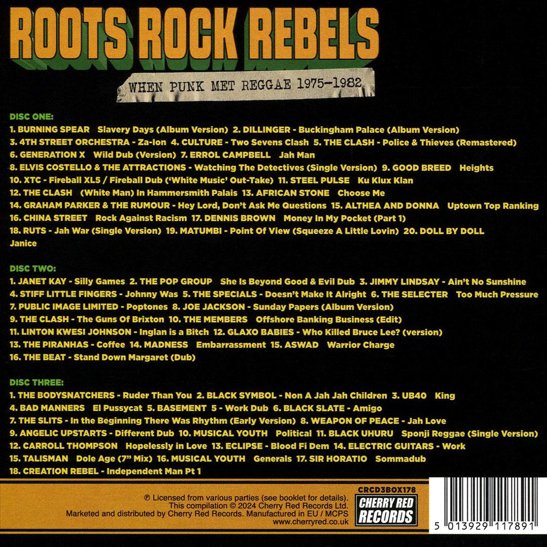 Roots Rock Rebels: When Punk Met Reggae 1975-1982 cover art