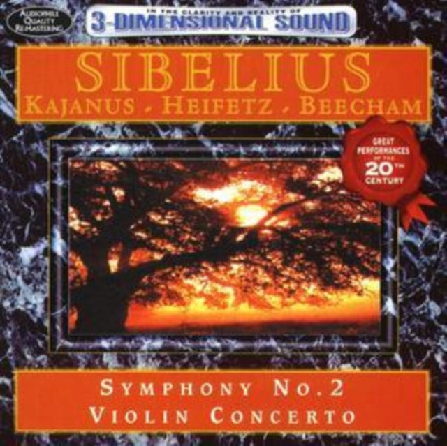 Symphony No. 2 & Violin Concerto-SIBELIUS cover art