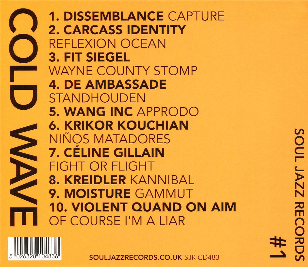 Soul Jazz Records Presents: Cold Wave, Vol. 1 cover art
