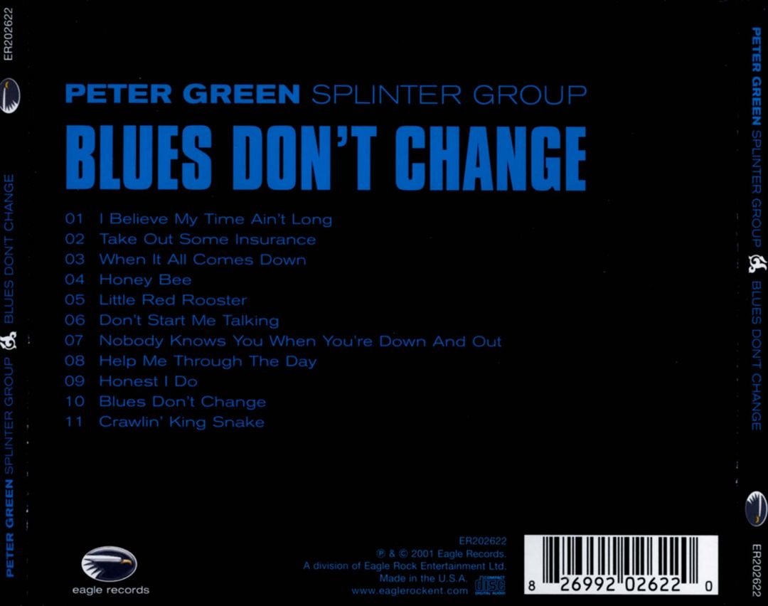Blues Don't Change cover art