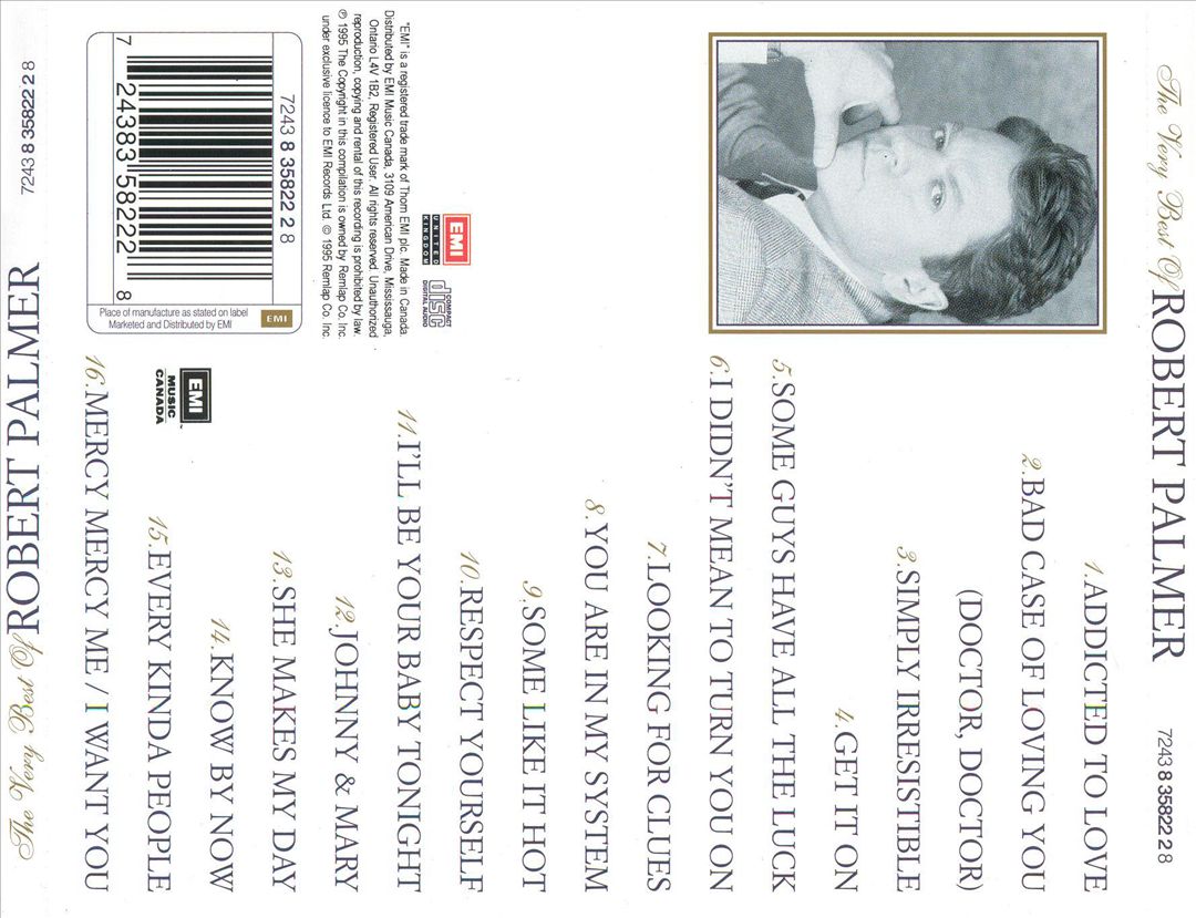 Very Best of Robert Palmer cover art