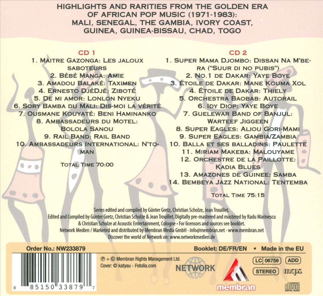 Golden Afrique: Highlights and Rarities From the Golden Era of African Pop Music (1971-1983) cover art