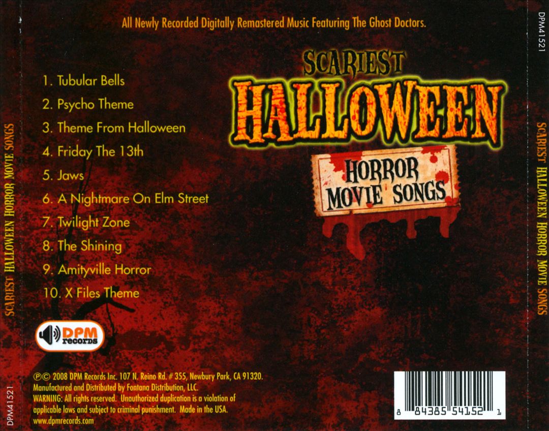 Scariest Halloween Horror Movie Songs cover art
