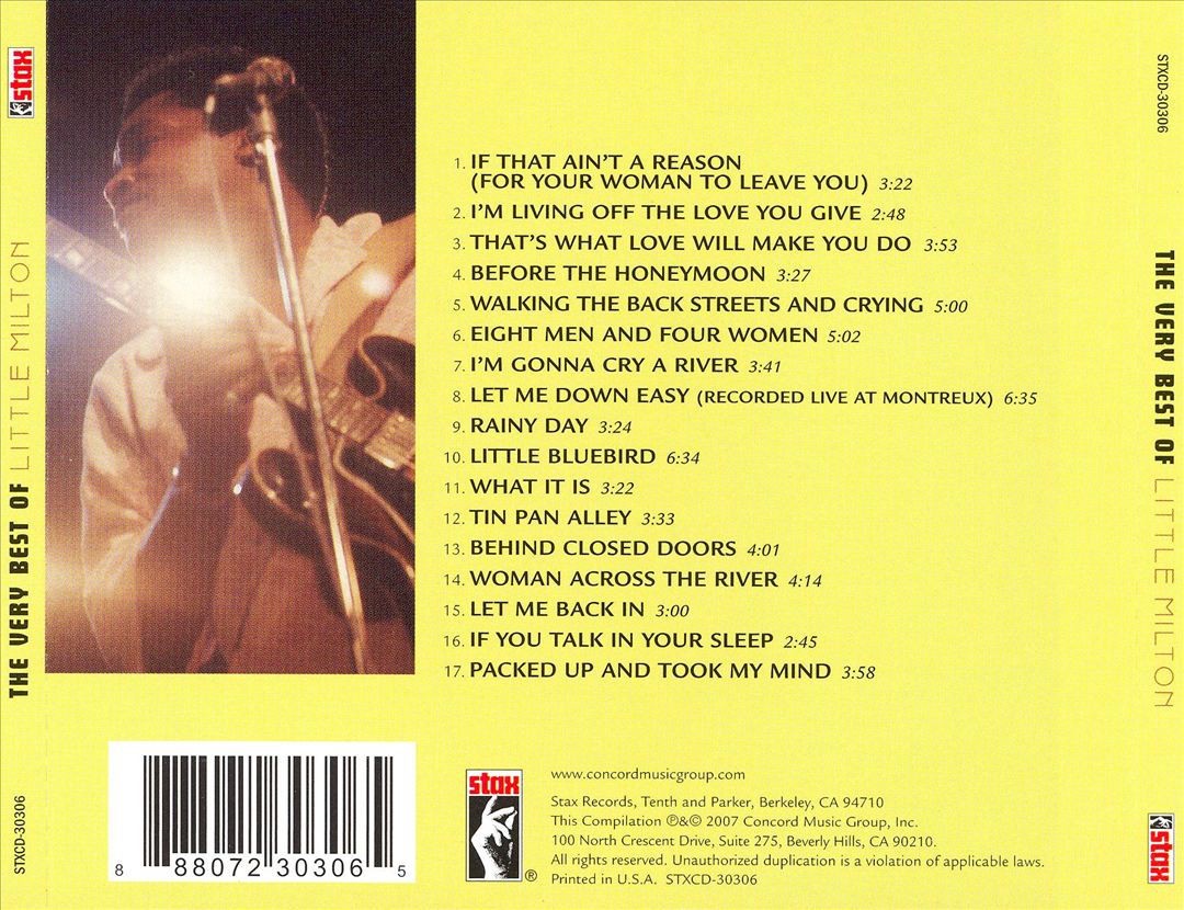 Very Best of Little Milton cover art