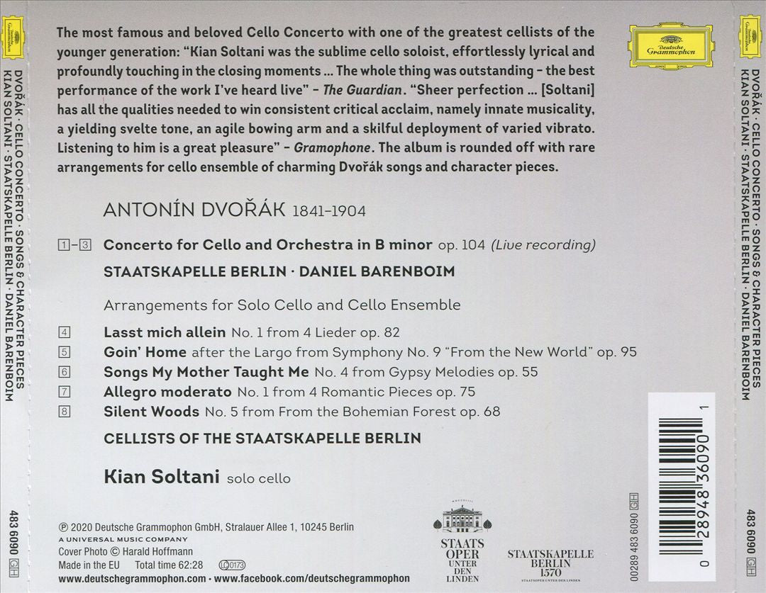 Dvořák: Cello Concerto cover art