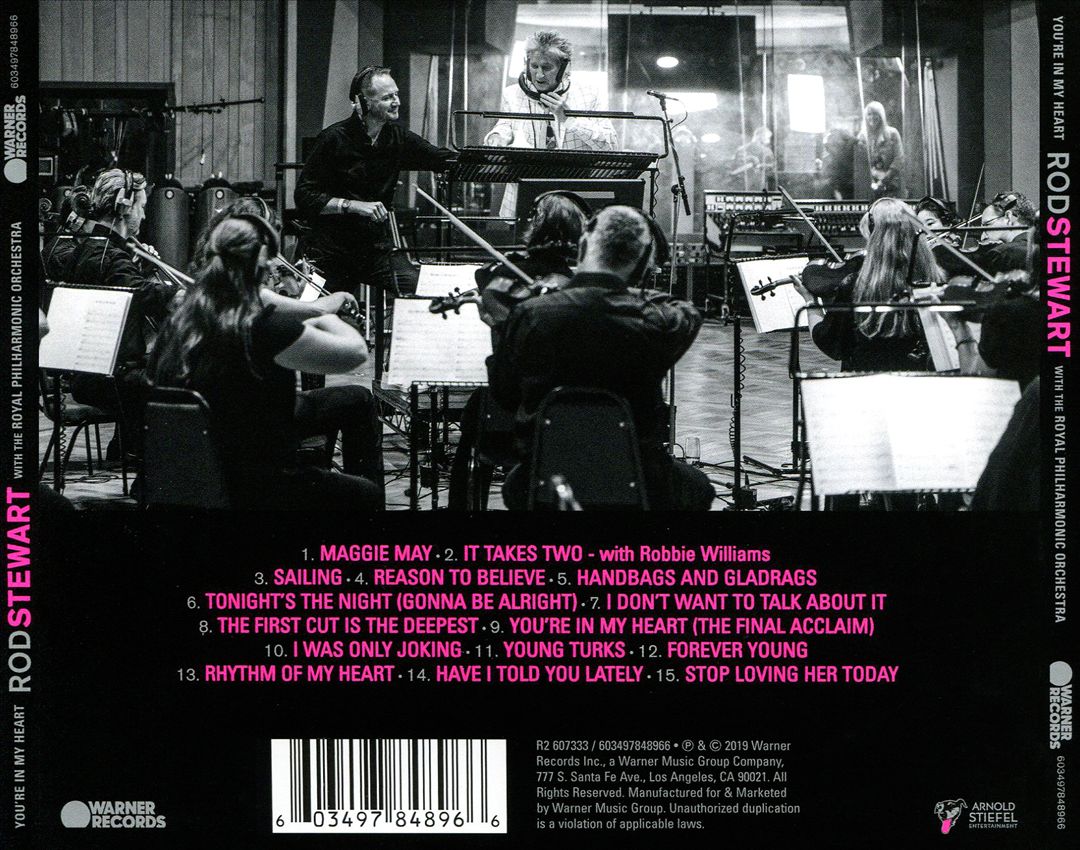 You're in My Heart: Rod Stewart with the Royal Philharmonic Orchestra cover art
