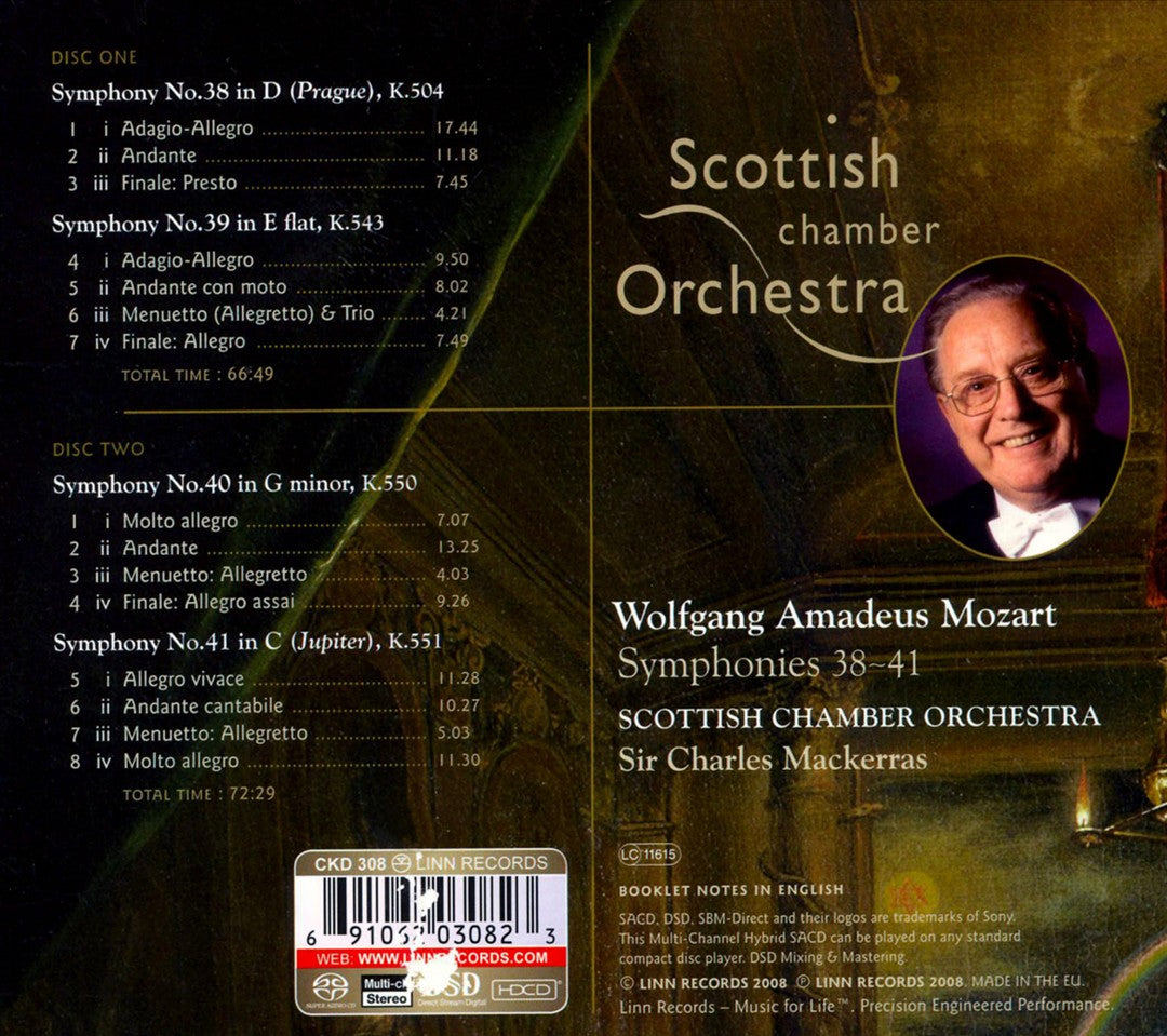 Mozart: Symphonies Nos. 38-41 cover art