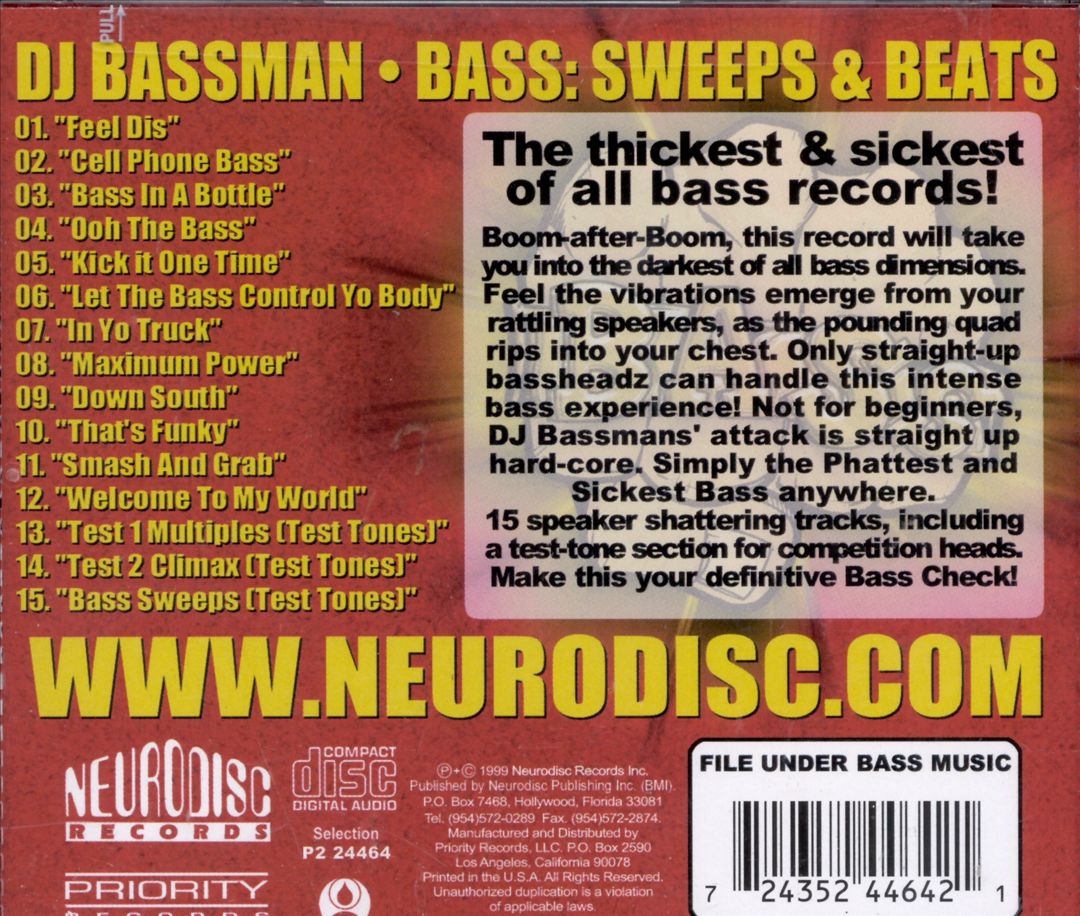 Bass: Sweeps and Beats cover art