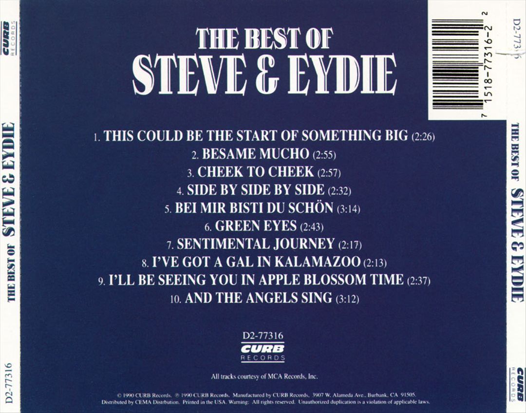Best of Steve & Eydie cover art