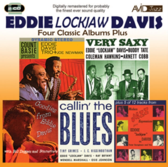 FOUR CLASSIC ALBUMS PLUS (VERY SAXY/CALLIN` THE BLUES/COUNT BASIE PRESENTS/GOODIES FROM EDDIE DAVIS) cover art