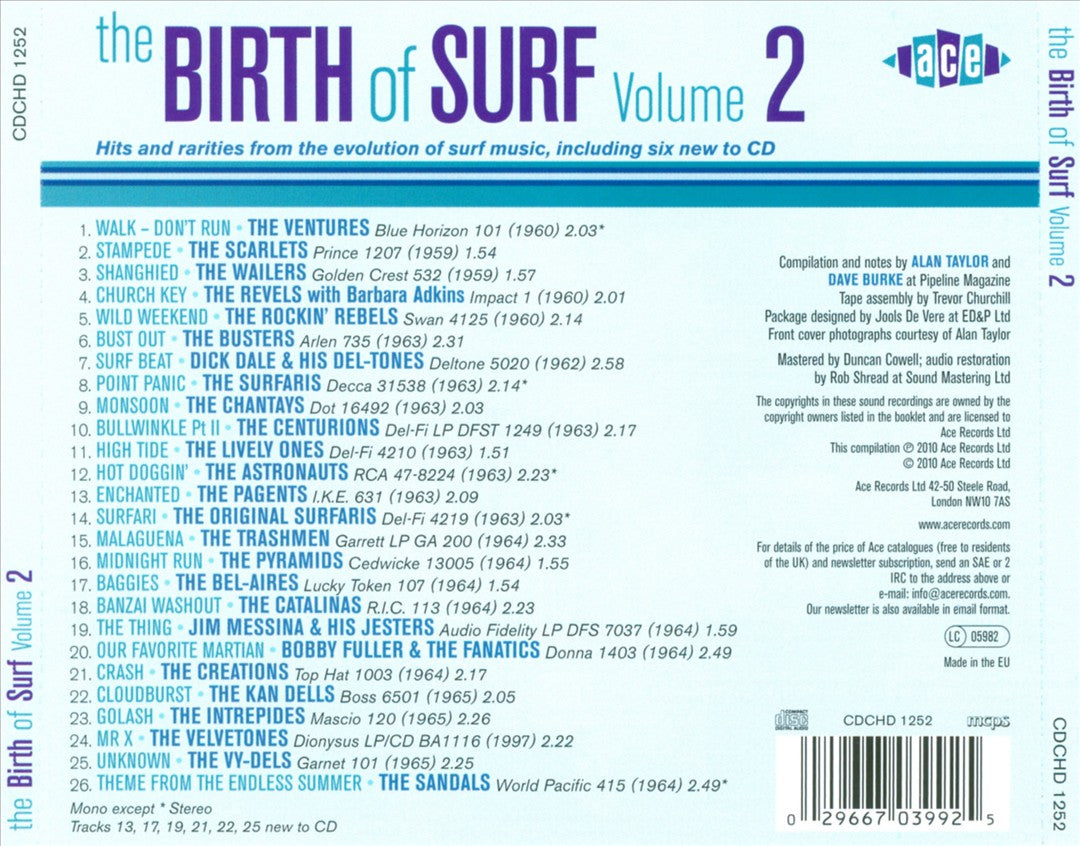 Birth of Surf, Vol. 2 cover art