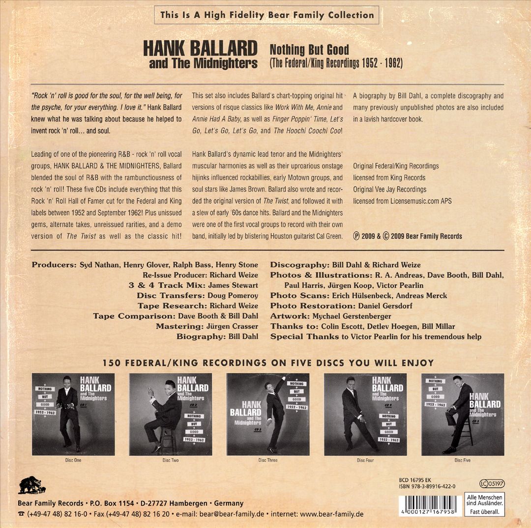 Nothing But Good (1952-1962) cover art