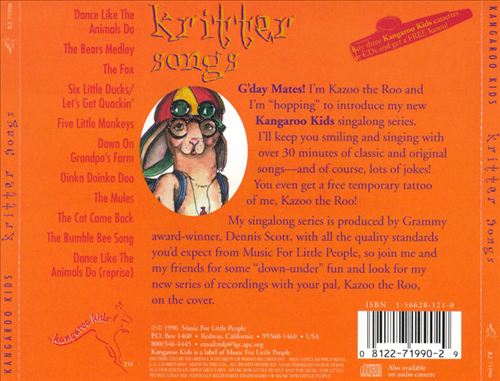 Kritter Songs cover art