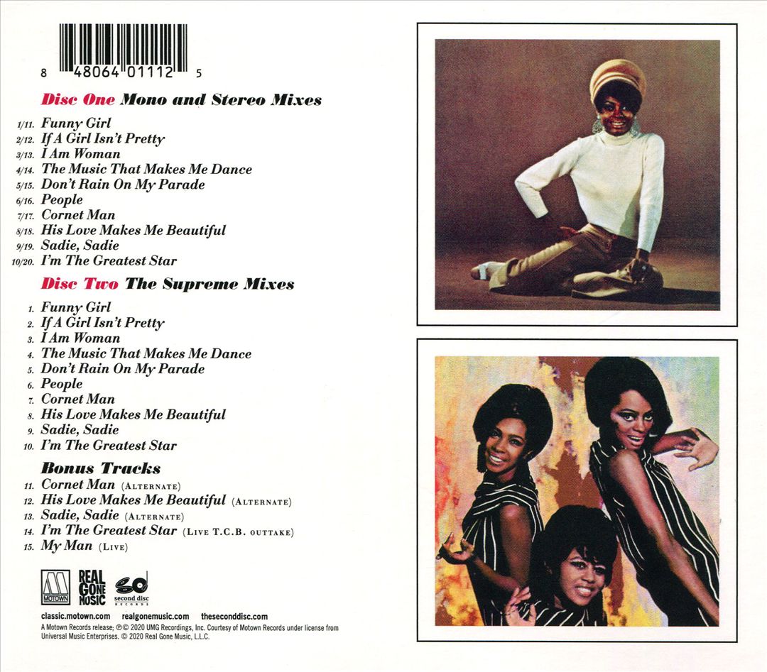 Diana Ross & the Supremes Sing and Perform "Funny Girl" cover art
