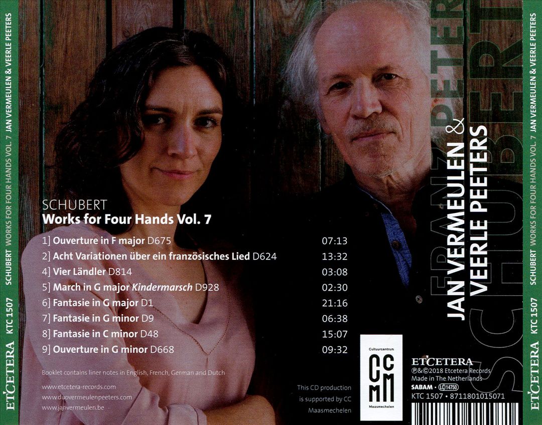 Schubert: Works for Four Hands, Vol. 7 cover art