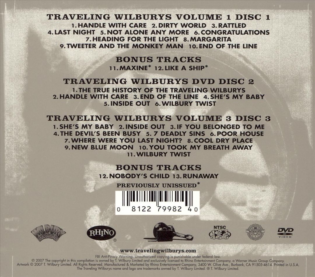Traveling Wilburys cover art