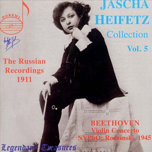 Jascha Heifetz Collection, Volume 5: The Russian Recordings, 1911 cover art