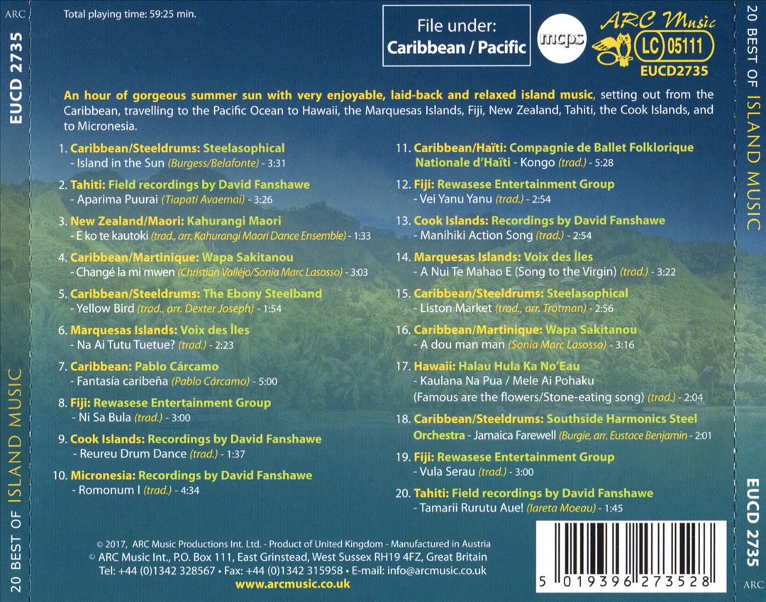 20 Best of Island Music cover art