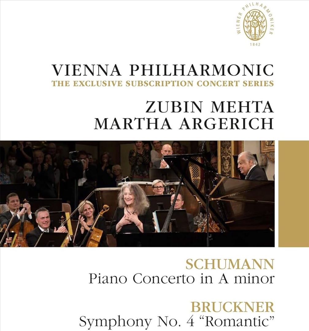 Vienna Philharmonic: The Exclusive Subscription Concert Series - Zubin Mehta & Martha Argerich cover art