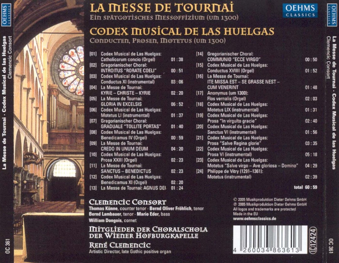 Messe de Tournai: Codex Musical de las Huelgas cover art