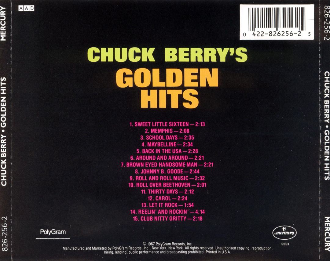 Chuck Berry's Golden Hits cover art
