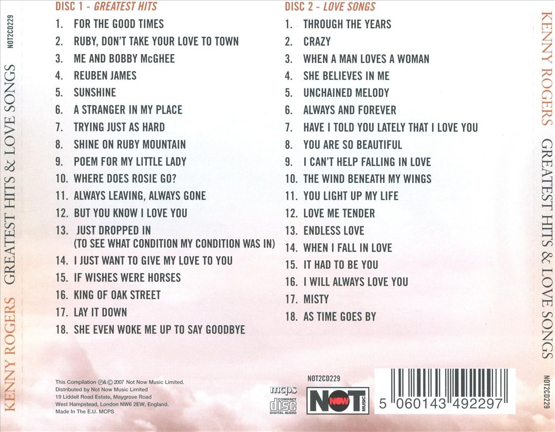 Greatest Hits & Love Songs cover art