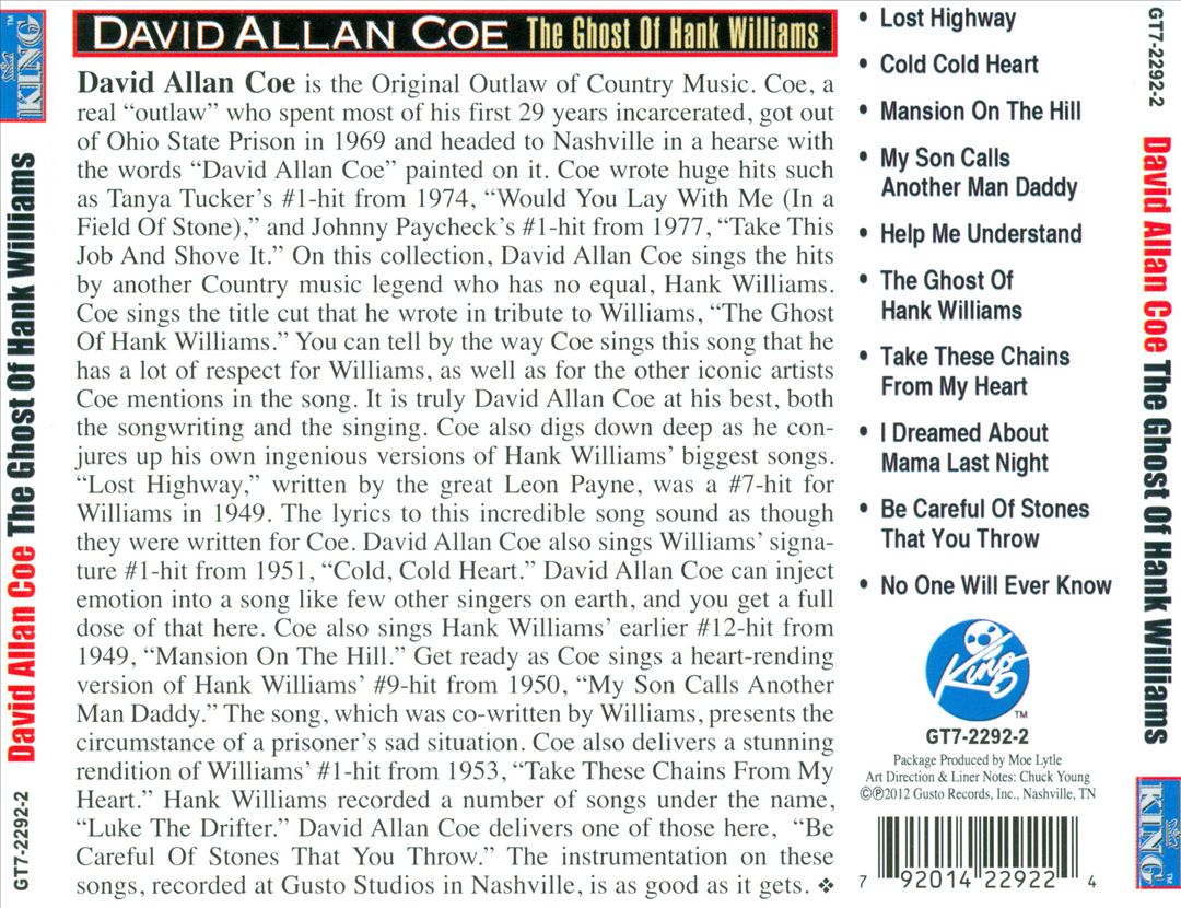 Ghost of Hank Williams cover art