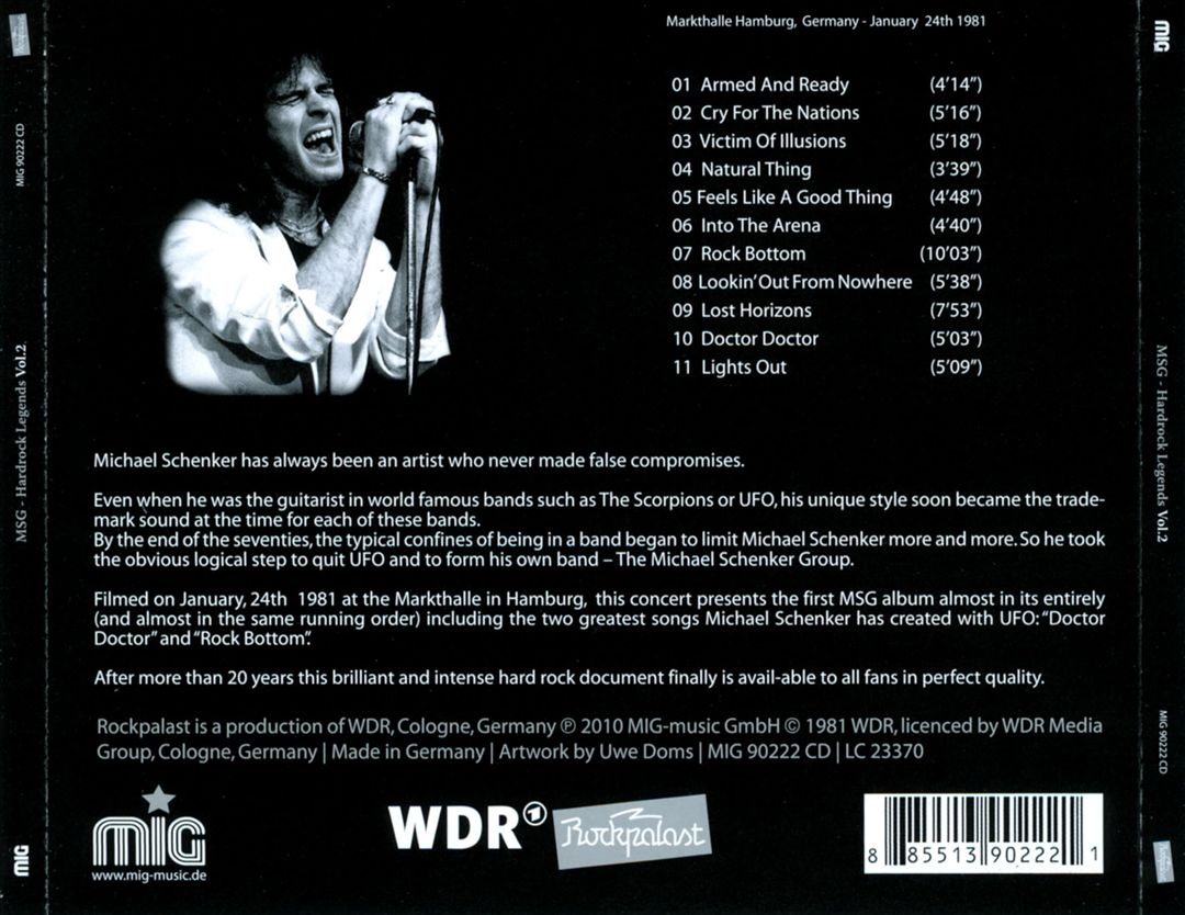Rockpalast: Hardrock Legends, Vol. 2 cover art