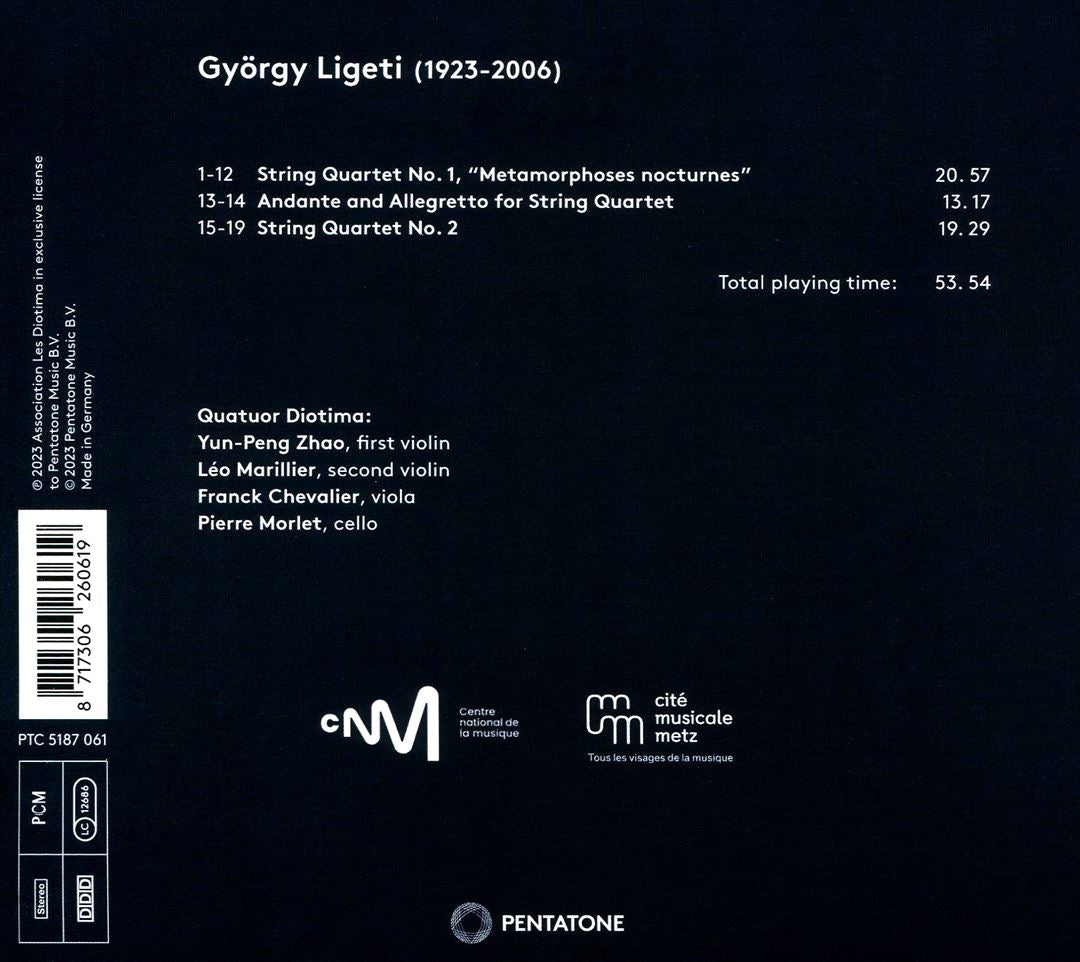 Metamorphosis Ligeti cover art