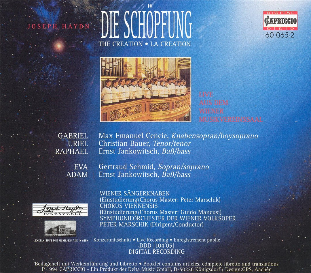 Joseph Haydn: Die Schöpfung cover art