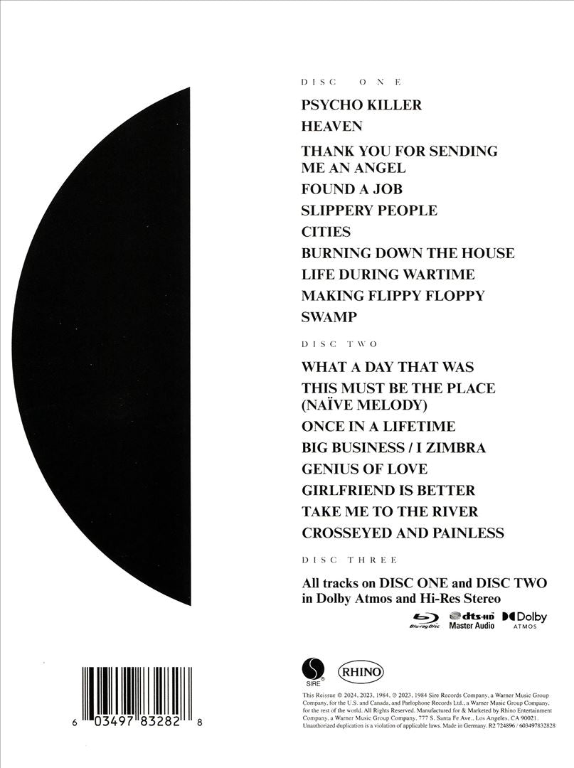 Stop Making Sense cover art