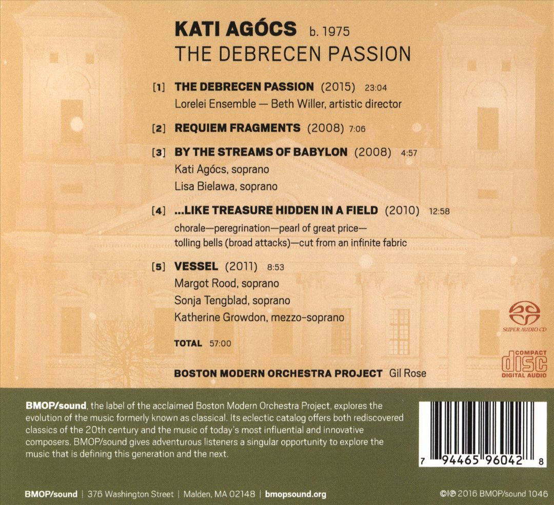 Kati Agócs: The Debrecen Passion cover art