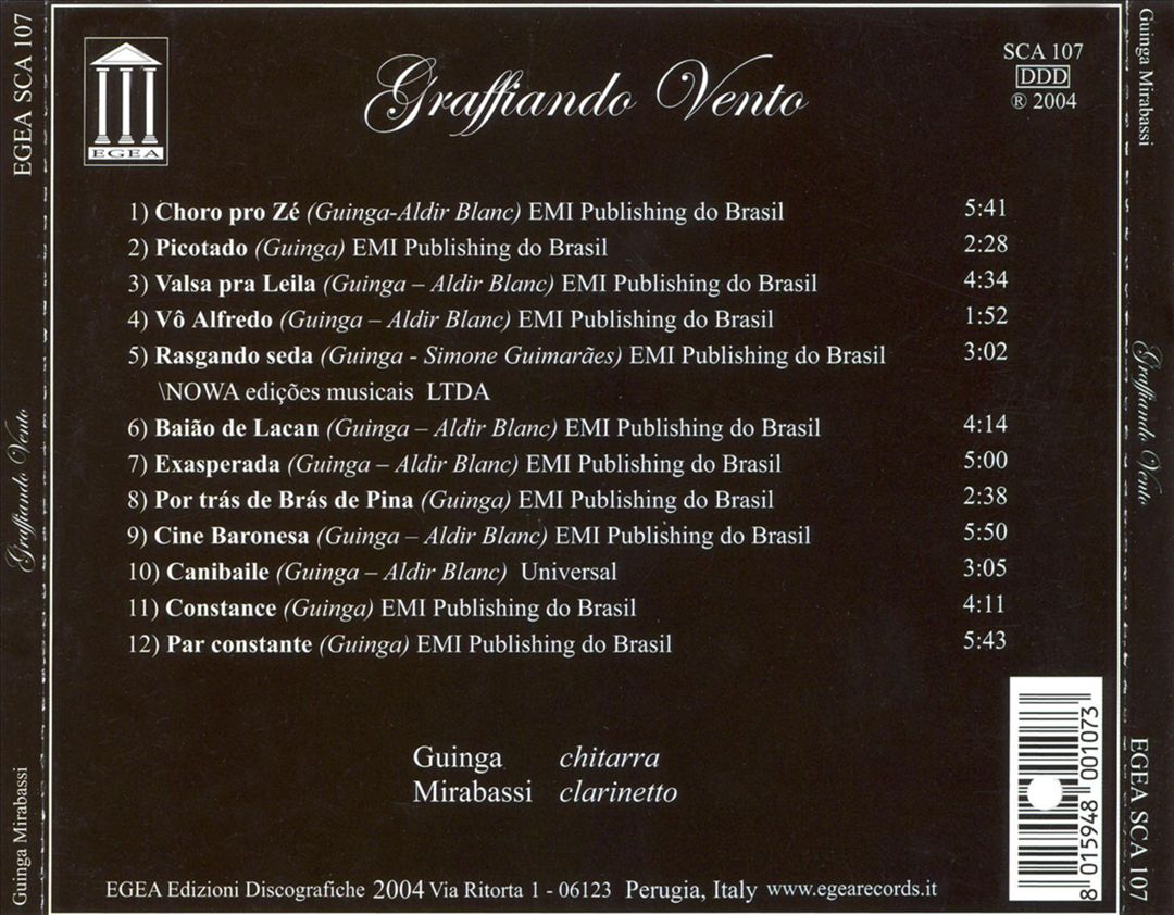 Graffiando Vento cover art
