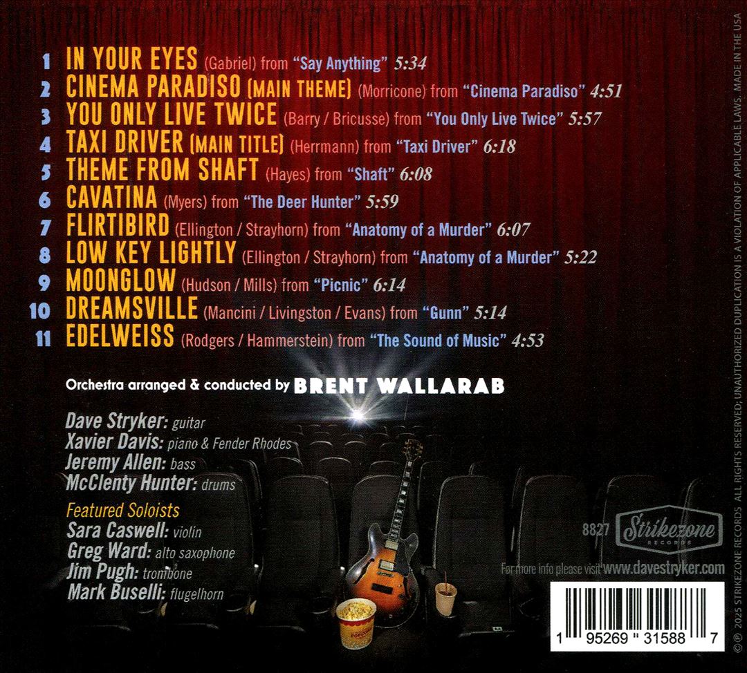 Stryker with Strings: Goes to the Movies cover art