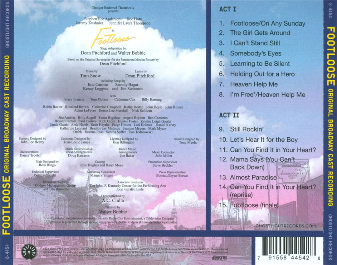 Footloose: The Musical cover art