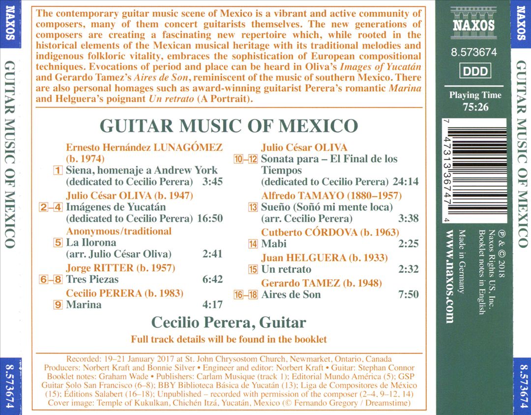 Guitar Music of Mexico cover art