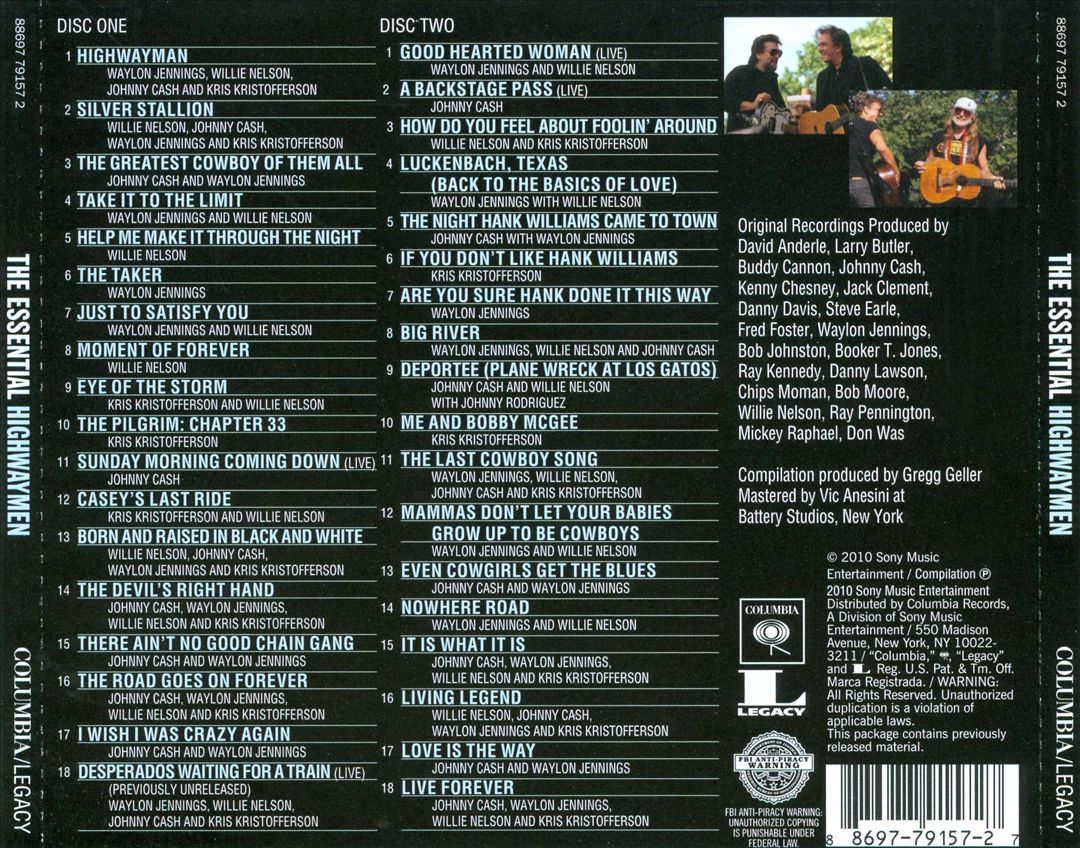Essential Highwaymen cover art